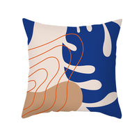 HKM-624595 Soft Nordic Geometric Abstract Plush Pillowcase for Couch - 45x45cm