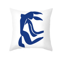 HKM-624595 Soft Nordic Geometric Abstract Plush Pillowcase for Couch - 45x45cm