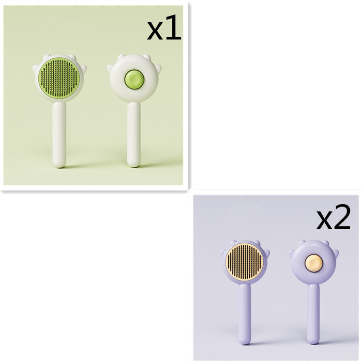 HKM-624787 Pet Grooming Comb for Cats and Dogs - Hair Removal, Massage, and Cleaning Tool