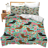 HKM-624851 Cute Animal Print Cartoon Bedding Set - Available in Multiple Sizes