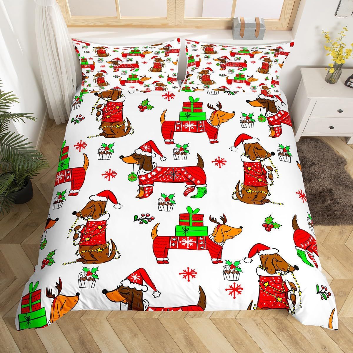 HKM-624851 Cute Animal Print Cartoon Bedding Set - Available in Multiple Sizes