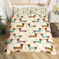 HKM-624851 Cute Animal Print Cartoon Bedding Set - Available in Multiple Sizes