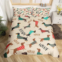 HKM-624851 Cute Animal Print Cartoon Bedding Set - Available in Multiple Sizes