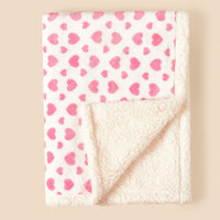 HKM-624851 Double-Layered Thick Flannel Stroller Blanket for Babies in Animal Patterns