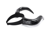 HKM-624979 Black Horn Headband for Halloween and Easter Costumes, Lightweight Polyethylene, 16.5cm High, 20cm Wide