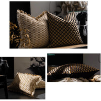 HKM-624979 Vintage Square Woven Throw Pillow with Cushion Cover, 45x45 cm for Living Room Use