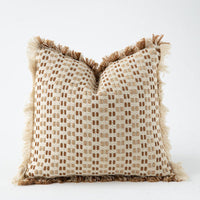 HKM-624979 Vintage Square Woven Throw Pillow with Cushion Cover, 45x45 cm for Living Room Use