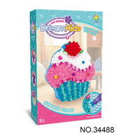 HKM-625427 DIY Creative Plush Pillow Making Kit for Kids Ages 2-13, Soft Stuffed Animal Craft Toy