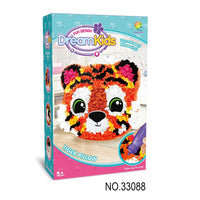 HKM-625427 DIY Creative Plush Pillow Making Kit for Kids Ages 2-13, Soft Stuffed Animal Craft Toy