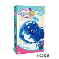 HKM-625427 DIY Creative Plush Pillow Making Kit for Kids Ages 2-13, Soft Stuffed Animal Craft Toy