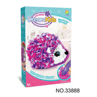 HKM-625427 DIY Creative Plush Pillow Making Kit for Kids Ages 2-13, Soft Stuffed Animal Craft Toy