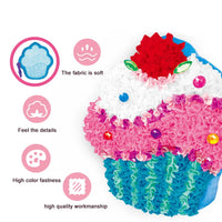 HKM-625427 DIY Creative Plush Pillow Making Kit for Kids Ages 2-13, Soft Stuffed Animal Craft Toy