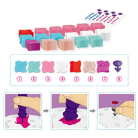 HKM-625427 DIY Creative Plush Pillow Making Kit for Kids Ages 2-13, Soft Stuffed Animal Craft Toy