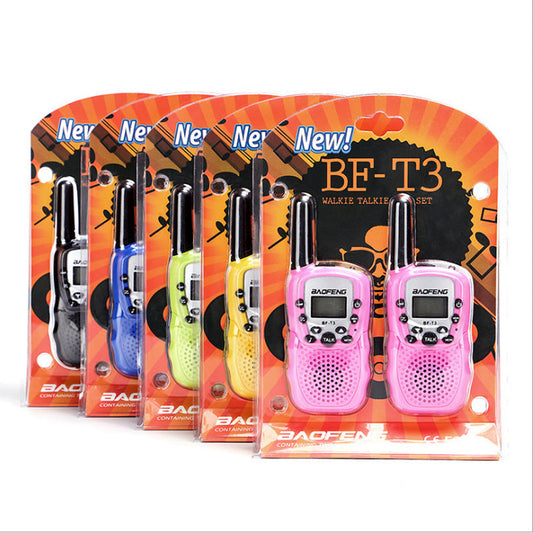 HKM-625555 Kids Handheld Walkie Talkies - 22 Channels, 400-470 MHz Frequency, 0.5W Power - Pack of 2