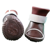 HKM-625555 Waterproof Rain Boots for Small Dogs - Non-Slip, Cute Design, Available in Multiple Sizes