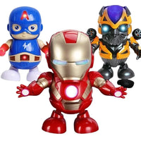 HKM-625683 Interactive Musical Dancing Robot for Kids - Light & Sound Educational Toy