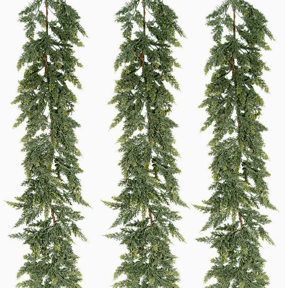 HKM-625811 Thickened Cedar Rattan Christmas Decorations in Various Pine Styles