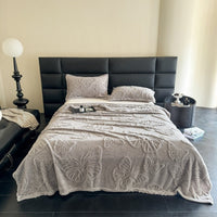 HKM-626003 Butterfly Print Cotton Wool Leisure Blanket - Various Sizes and Colors Available