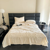 HKM-626003 Butterfly Print Cotton Wool Leisure Blanket - Various Sizes and Colors Available
