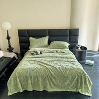 HKM-626003 Butterfly Print Cotton Wool Leisure Blanket - Various Sizes and Colors Available