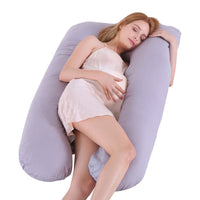 HKM-626067 U-Shaped Pregnancy Pillow with Ice Silk Fabric for Maternal Comfort and Support