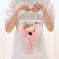 HKM-626131 Soap Flower Gift Box Bundle with Dried Flowers and Light Greeting Cards