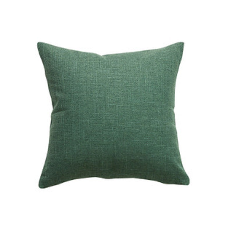 HKM-626131 Solid Color Cotton Linen Fringe Pillow with Various Color and Filling Options