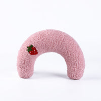 HKM-626131 U-Shaped Cat Sleeping Pillow for Cervical Support - Soft Polyester with Sound Features