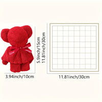 HKM-626259 20-Piece Bear Towel Gift Set for Special Occasions - Soft Plush Towels in Festive Designs, Ideal for Events and Celebrations