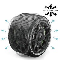 HKM-626259 Quirky Remote Control Toy Car with Stunt Wheels - 2.4GHz Radio Control Truck for Indoor and Outdoor Fun