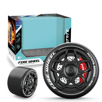 HKM-626259 Quirky Remote Control Toy Car with Stunt Wheels - 2.4GHz Radio Control Truck for Indoor and Outdoor Fun