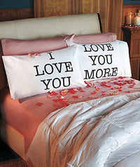 HKM-626387 Cotton Modern Couple Pillowcase Set, King/Queen Size, Korean Cute Style, 50x75 cm