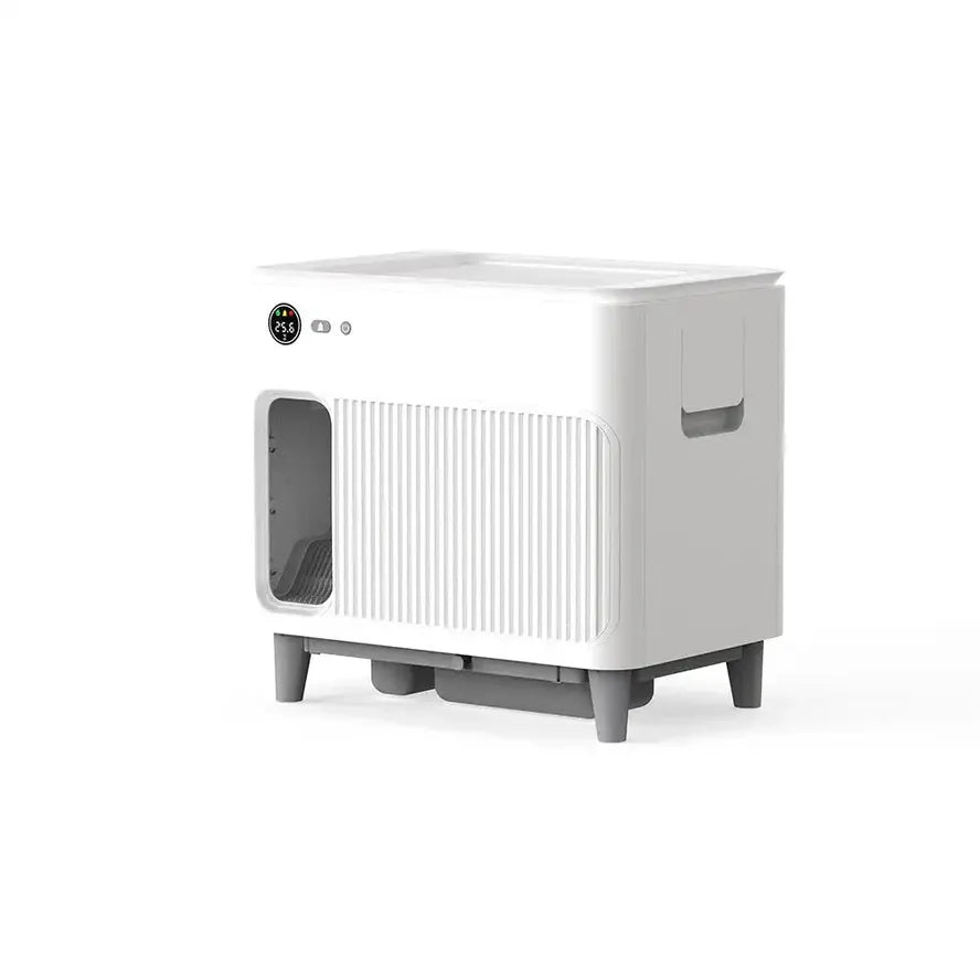 KTX-626451 Automatic Self-Cleaning Cat Toilet with Smart Remote App Control