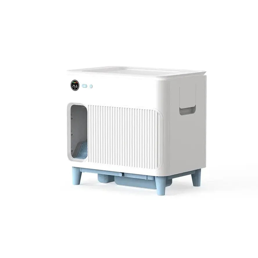 KTX-626451 Automatic Self-Cleaning Cat Toilet with Smart Remote App Control