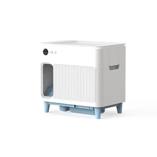 KTX-626451 Automatic Self-Cleaning Cat Toilet with Smart Remote App Control