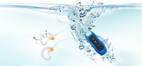 HKM-626515 4GB/8GB Bluetooth Mini MP3 Headset for Running and Swimming - Waterproof IPX68, Lightweight Design
