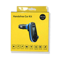 HKM-626579 Bluetooth FM Transmitter & MP3 Player for Vehicles - Supports USB and Audio Output, 12V-24V Power Supply