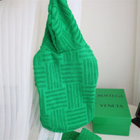 HKM-626579 Green Terry Cloth Christmas Outfit for Dogs, Simple and Stylish Design