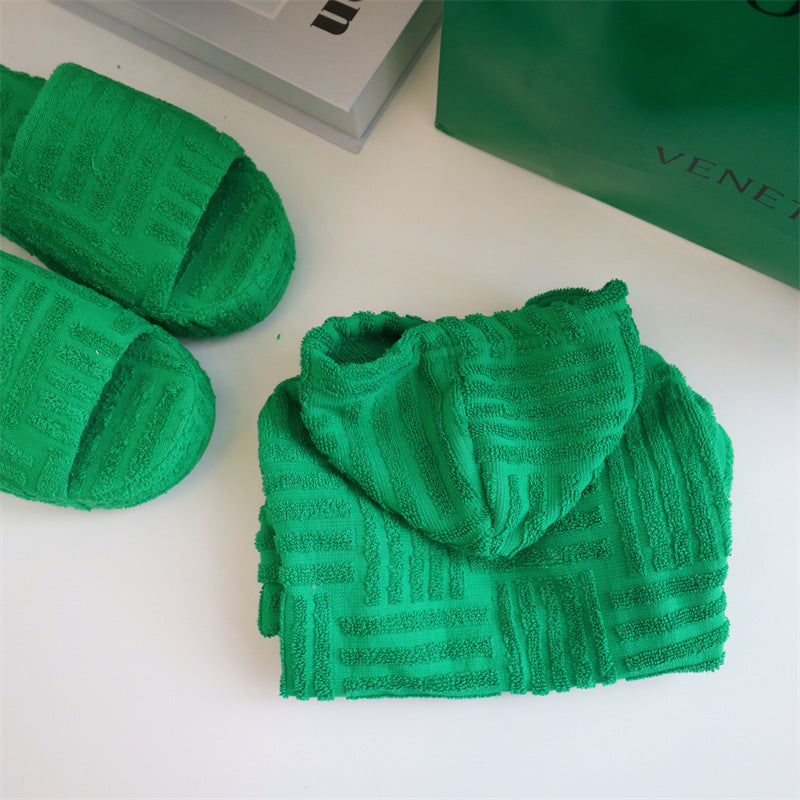 HKM-626579 Green Terry Cloth Christmas Outfit for Dogs, Simple and Stylish Design