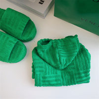 HKM-626579 Green Terry Cloth Christmas Outfit for Dogs, Simple and Stylish Design