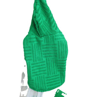 HKM-626579 Green Terry Cloth Christmas Outfit for Dogs, Simple and Stylish Design