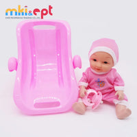 HKM-626643 Cute Silicone Reborn Baby Doll Toy - Soft Vinyl Infant for Ages 2-13 Years