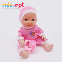 HKM-626643 Cute Silicone Reborn Baby Doll Toy - Soft Vinyl Infant for Ages 2-13 Years