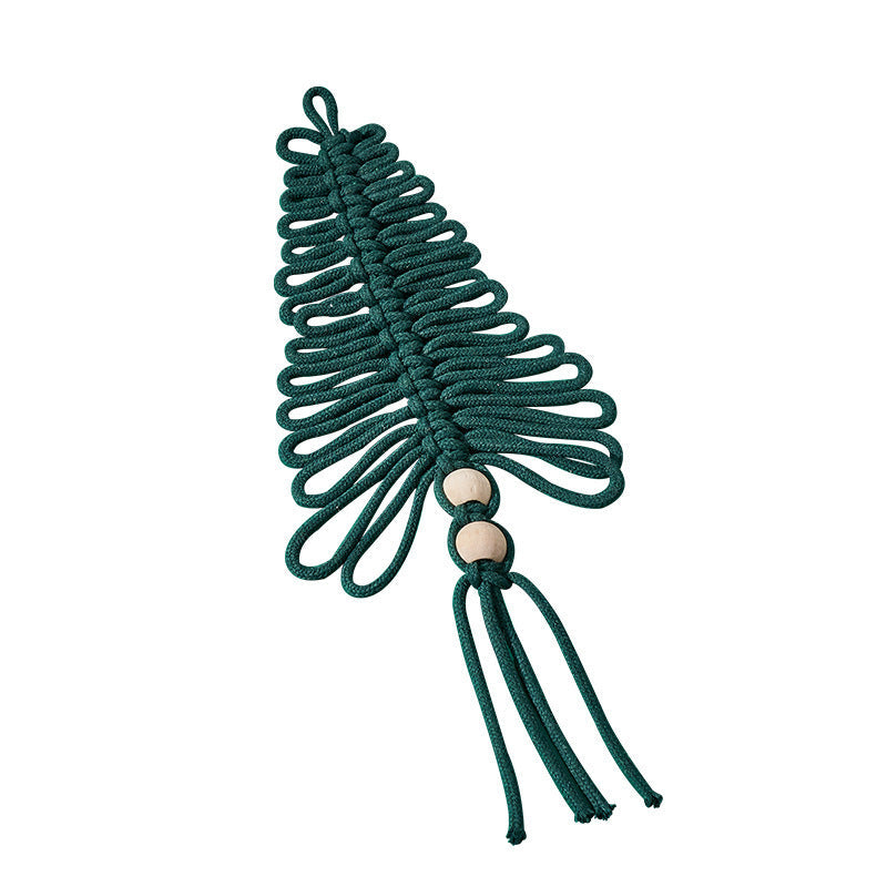 KTX-626643 Nordic Christmas Tree Woven Tapestry Wall Hanging for Home Decoration