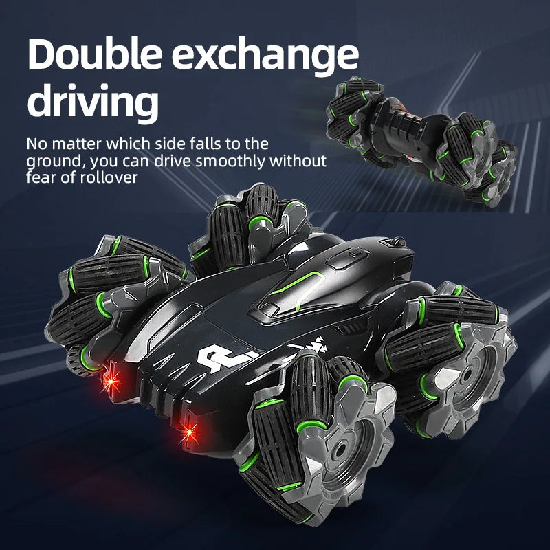 HKM-626835 Double-Sided Remote Control Drift Stunt Car - 360° Rotation, 1:16 Scale, Electric Racing Vehicle