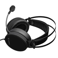 HKM-626899 Heavy Bass Wired Gaming Headset with Microphone and 3.5mm Plug - Black