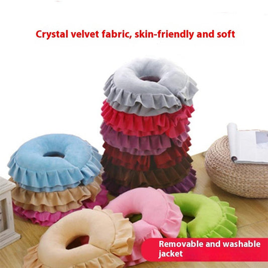 HKM-626963 U-Shaped Natural Latex Pillow in Various Solid Colors