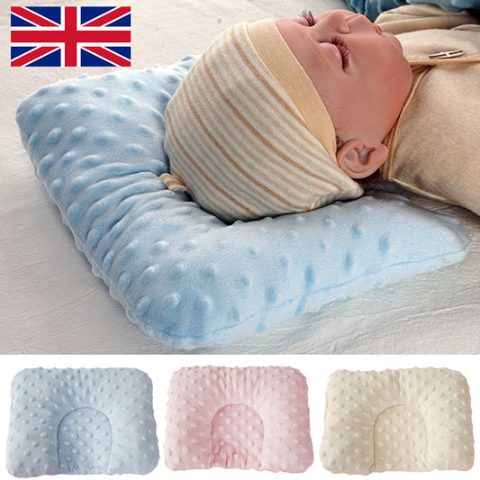HKM-627155 Newborn Baby Head Support Pillow - Anti-Flat Head Cushion for Comfort and Safety