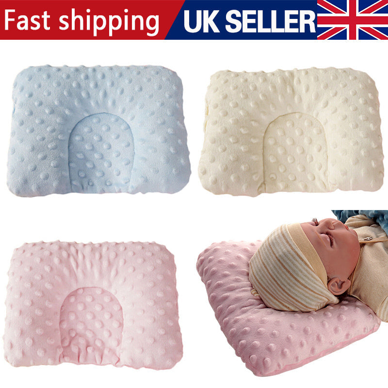 HKM-627155 Newborn Baby Head Support Pillow - Anti-Flat Head Cushion for Comfort and Safety