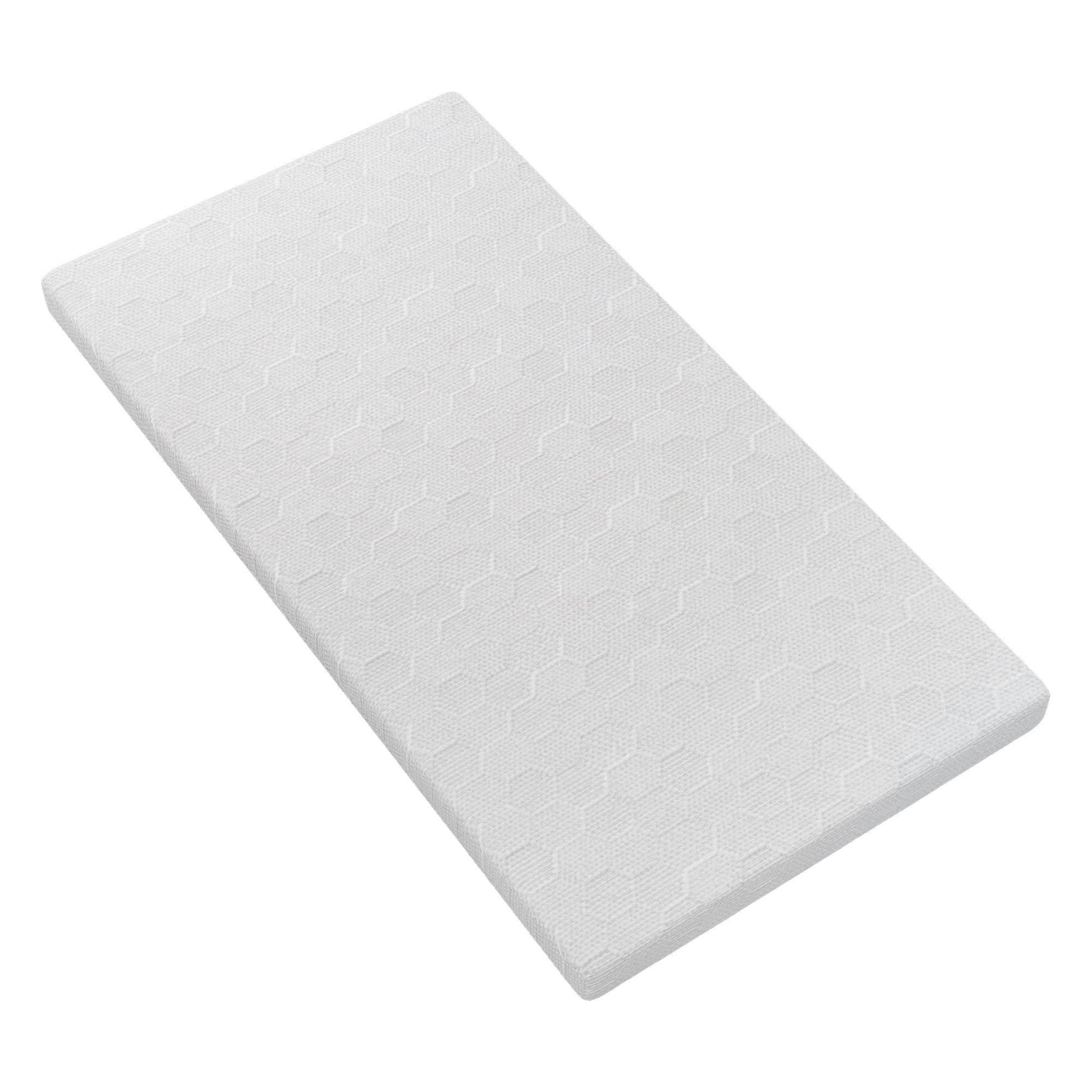 HKM-627155 Twin Size 3-Inch Memory Foam Mattress Topper for Comfortable Sleep and Space Optimization